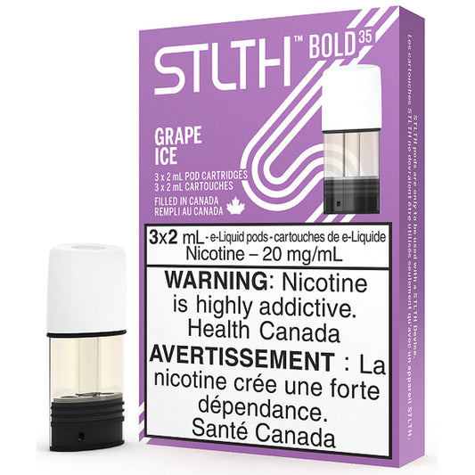 STLTH Pod BOLD50 Grape Ice (3x2ml) (Provincial Tax)