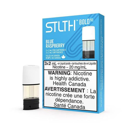 STLTH Pod BOLD50 Blue Raspberry (3x2ml) (Provincial Tax)