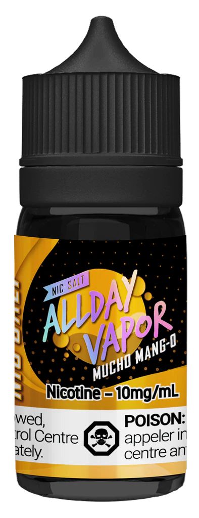 Allday Vapor Salt Nic Mucho Mang-O 20mg/30ml (Provincial tax)