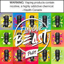 Flavour Beast 3pods Str8 Up Strawberry Banana Iced (Provincial Tax)