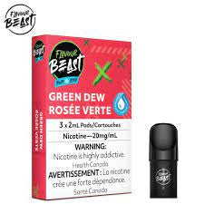 Flavour Beast 3pods Green Dew Iced (Provincial Tax)