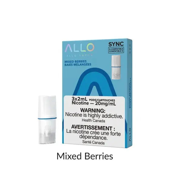 Allo Sync 3pods Mixed Berries (3x2ml) (Provincial tax)