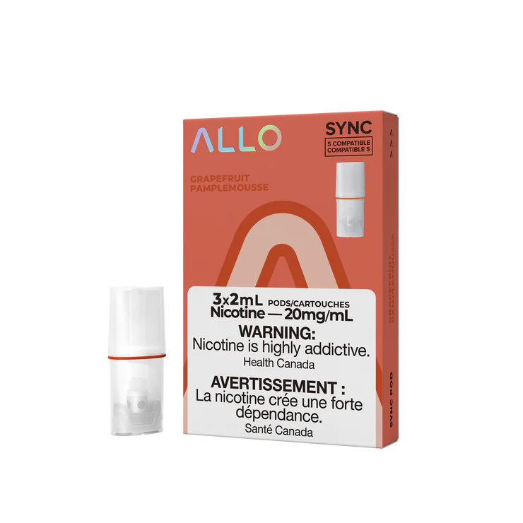 Allo Sync 3pods Grapefruit  (3X2ml) (Provincial tax)