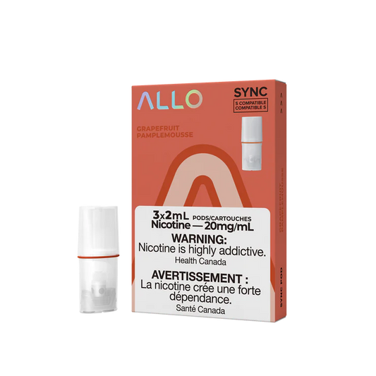 Allo Sync 3pods Grapefruit  (3X2ml) (Provincial tax)