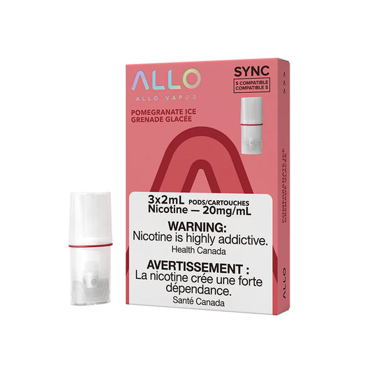 Allo Sync 3pods pomegranate Ice  (3X2ml) (Provincial tax)