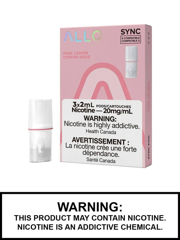 Allo Sync 3pods  Pink Lemon (3x2ml) (Provincial tax)