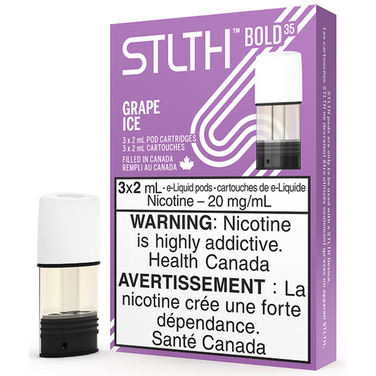 STLTH Pod Bold35 Grape ice (Provincial Tax)