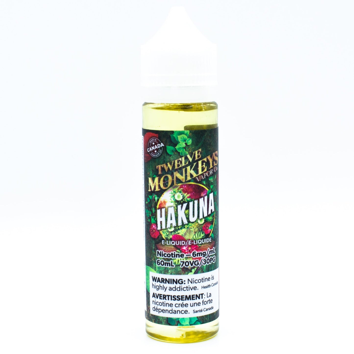 Twelve monkey hakuna 6mg/60ml (Provincial tax)