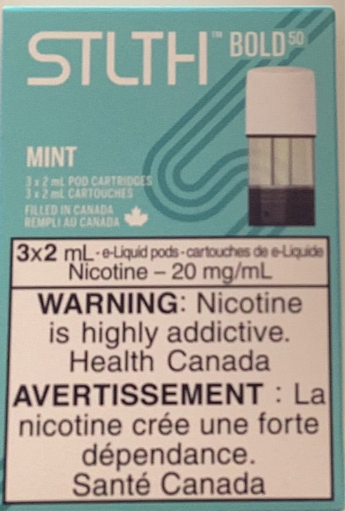 STLTH Pod BOLD50 Mint (3x2ml) (Provincial Tax)